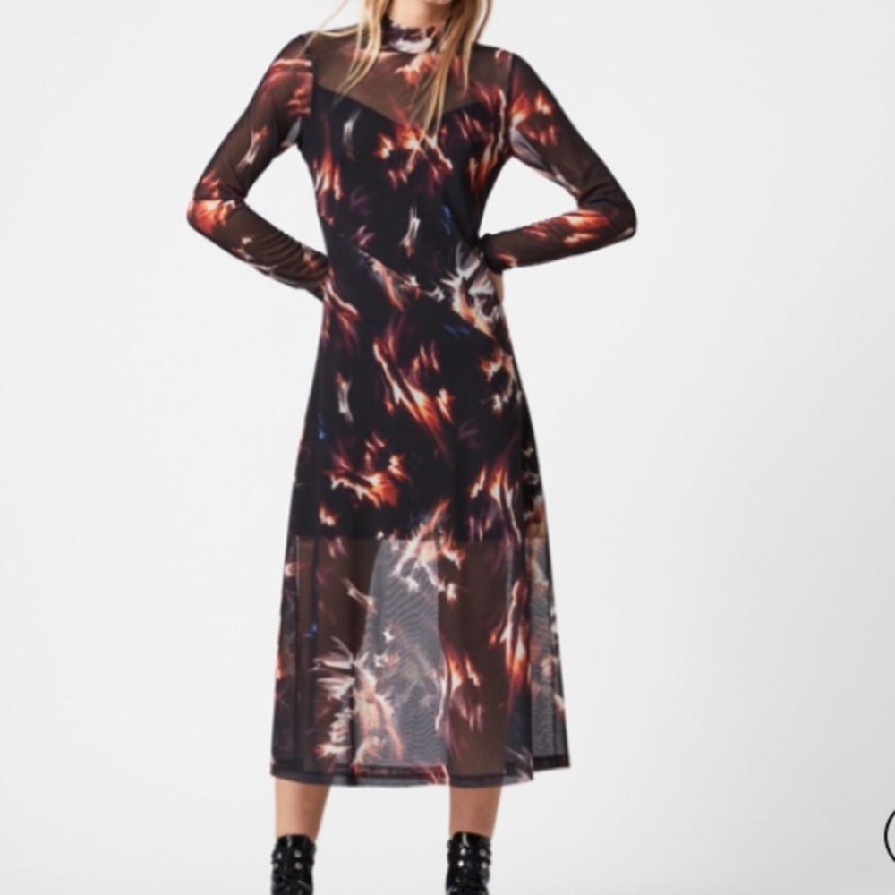 This is a Hanna flames dress from allsaints